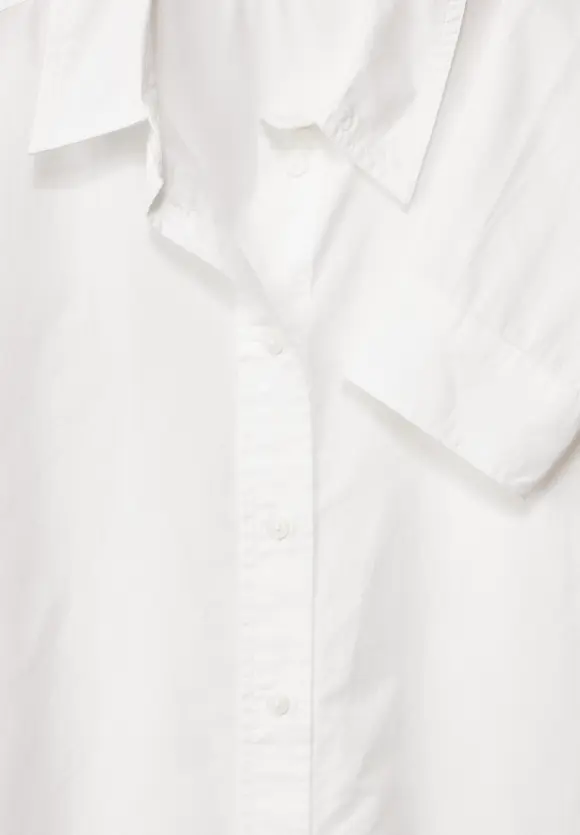 CECIL Unifarbene Baumwollbluse