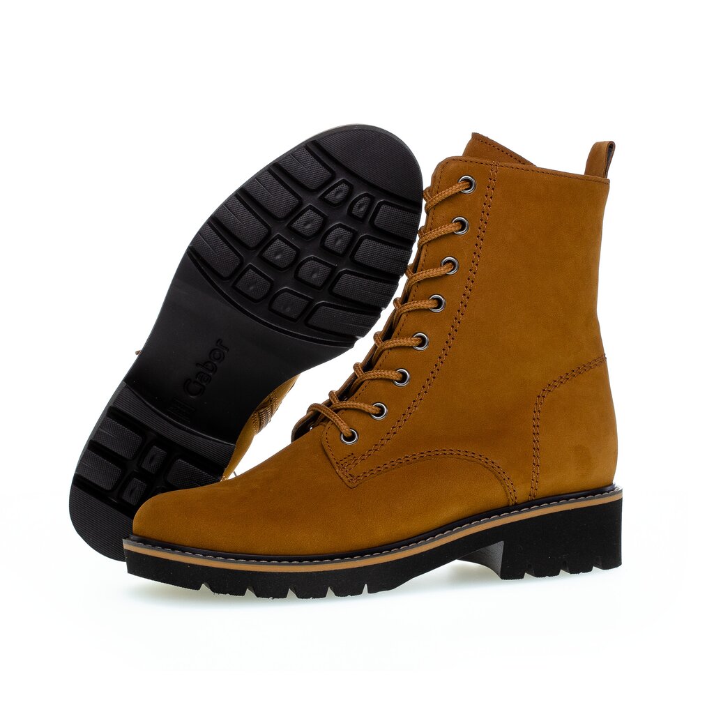 Gabor comfort Schnürstiefelette braun