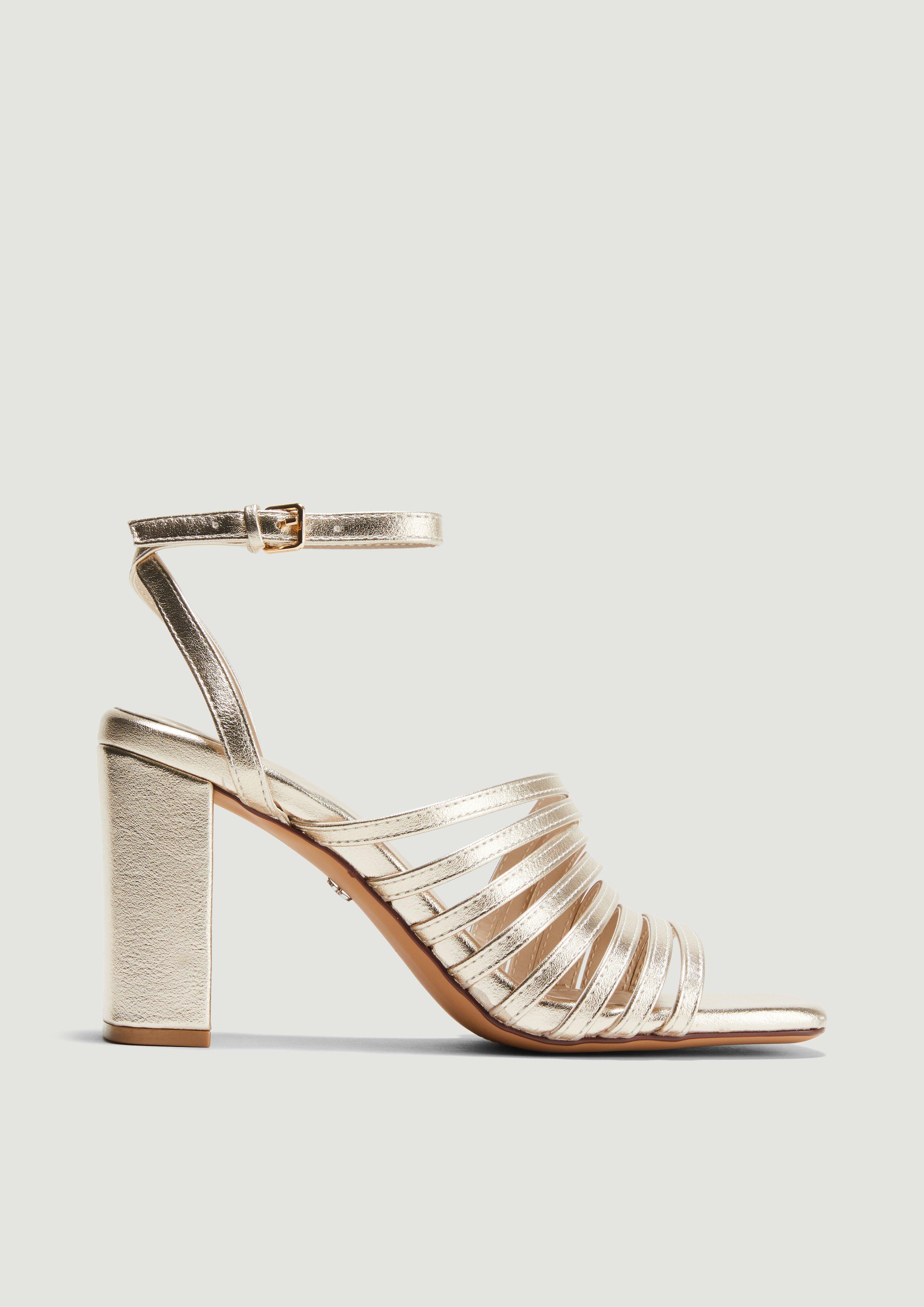 Riemchen-Sandalen in Leder-Optik  6007751-984