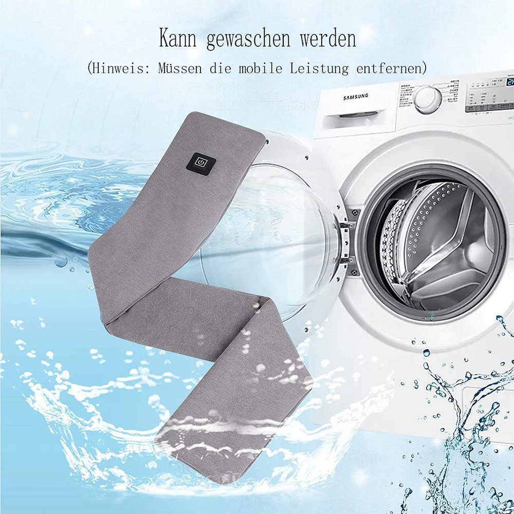 FeelGlad Nackenkissen 3 Temperaturen weich elektrisch und winddicht