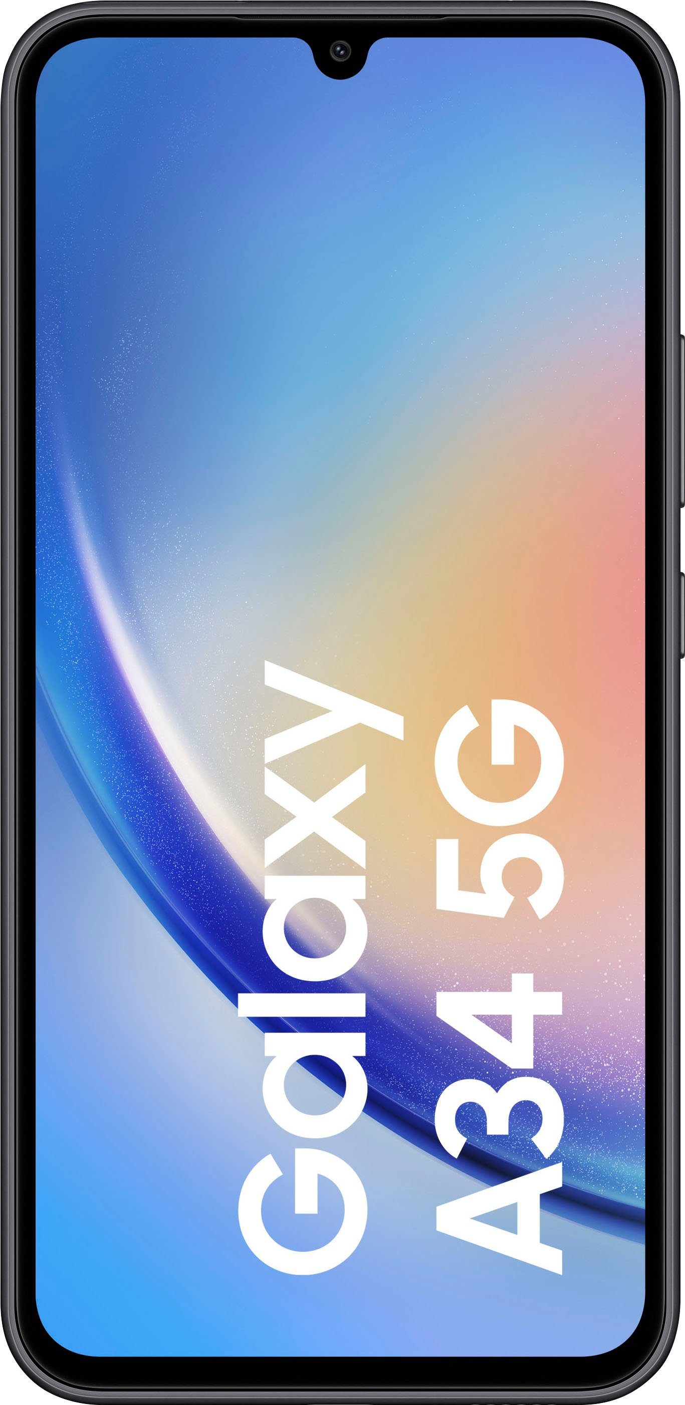 Samsung Galaxy A34 5G 128GB Smartphone (16,65 cm/6,6 Zoll, 128 GB Speicherplatz, 48 MP Kamera)