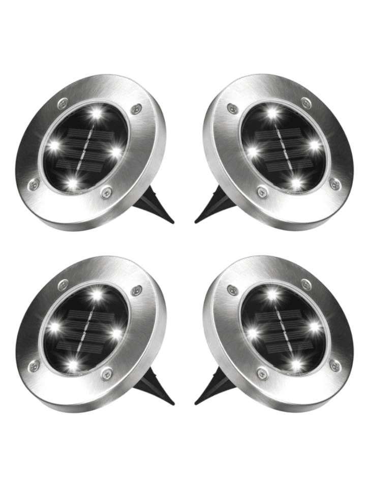MediaShop Leuchte Disk Lights (4 Stück) in Silber günstig kaufen onesize