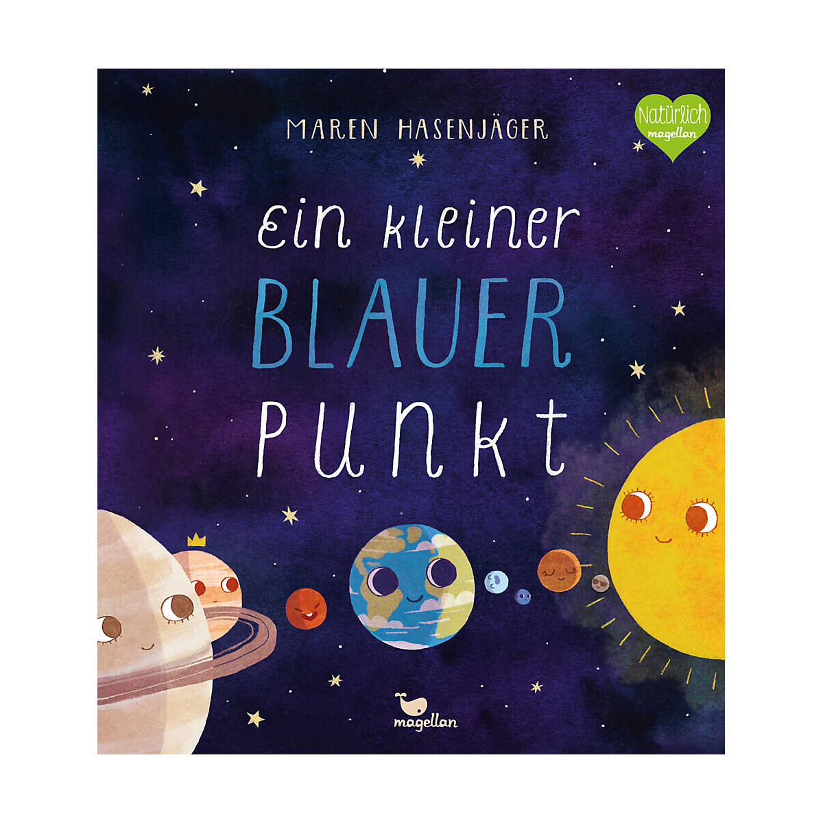 Ein kleiner blauer Punkt