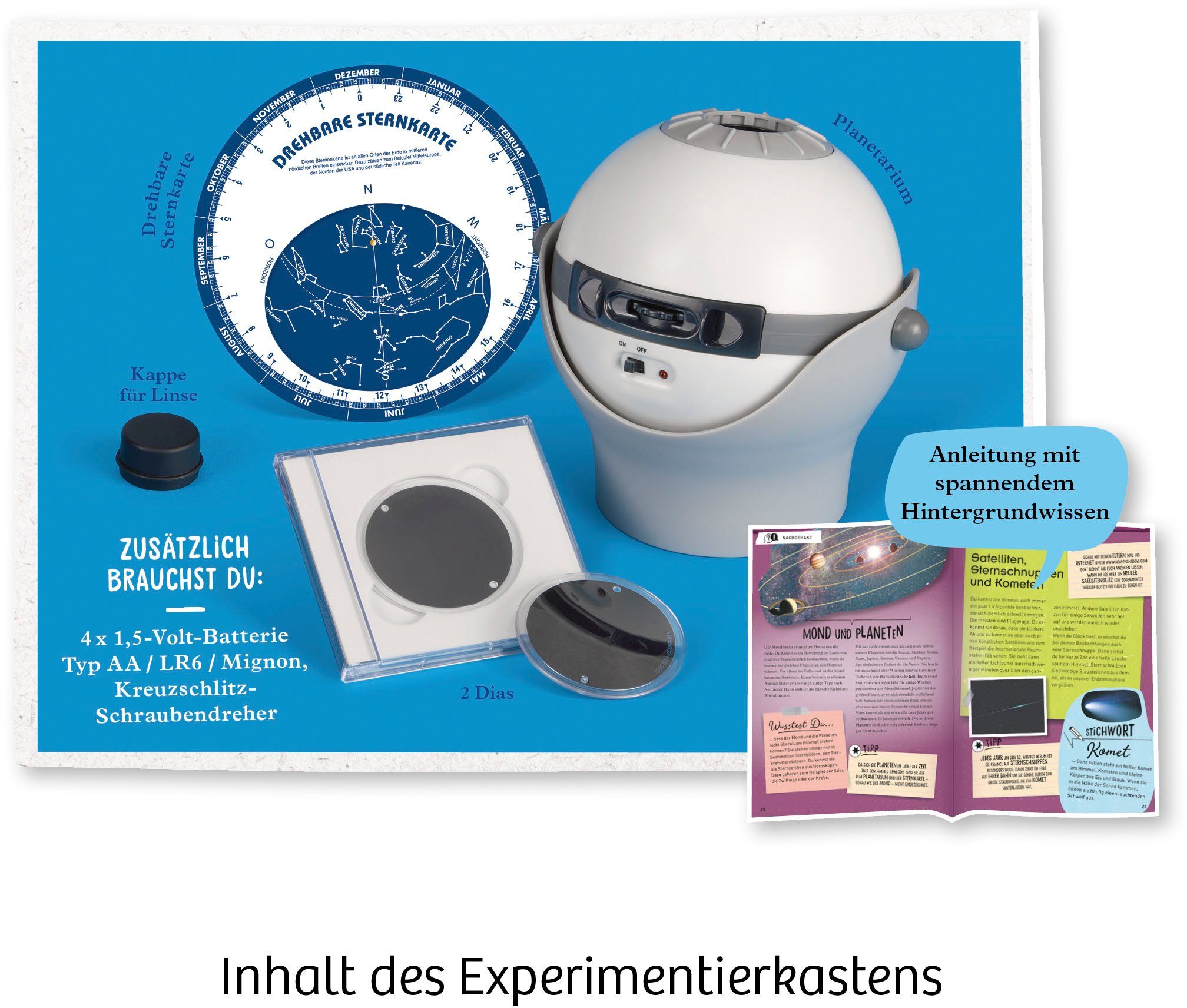 Kosmos Experimentierkasten Planetarium