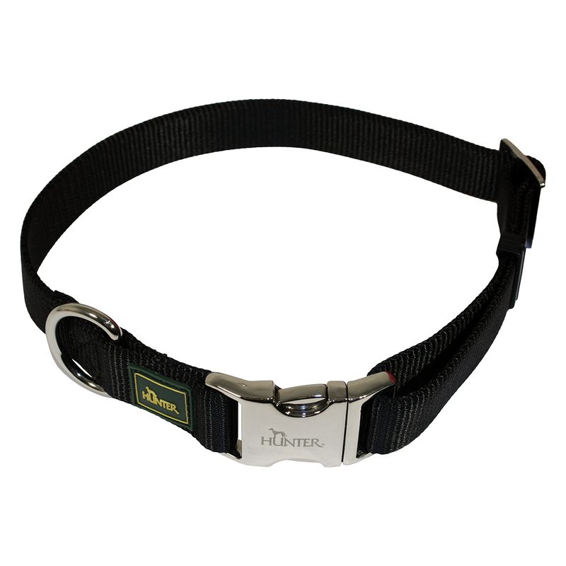 Sparset HUNTER Hundeleine + Halsband Vario Basic schwarz | bitiba