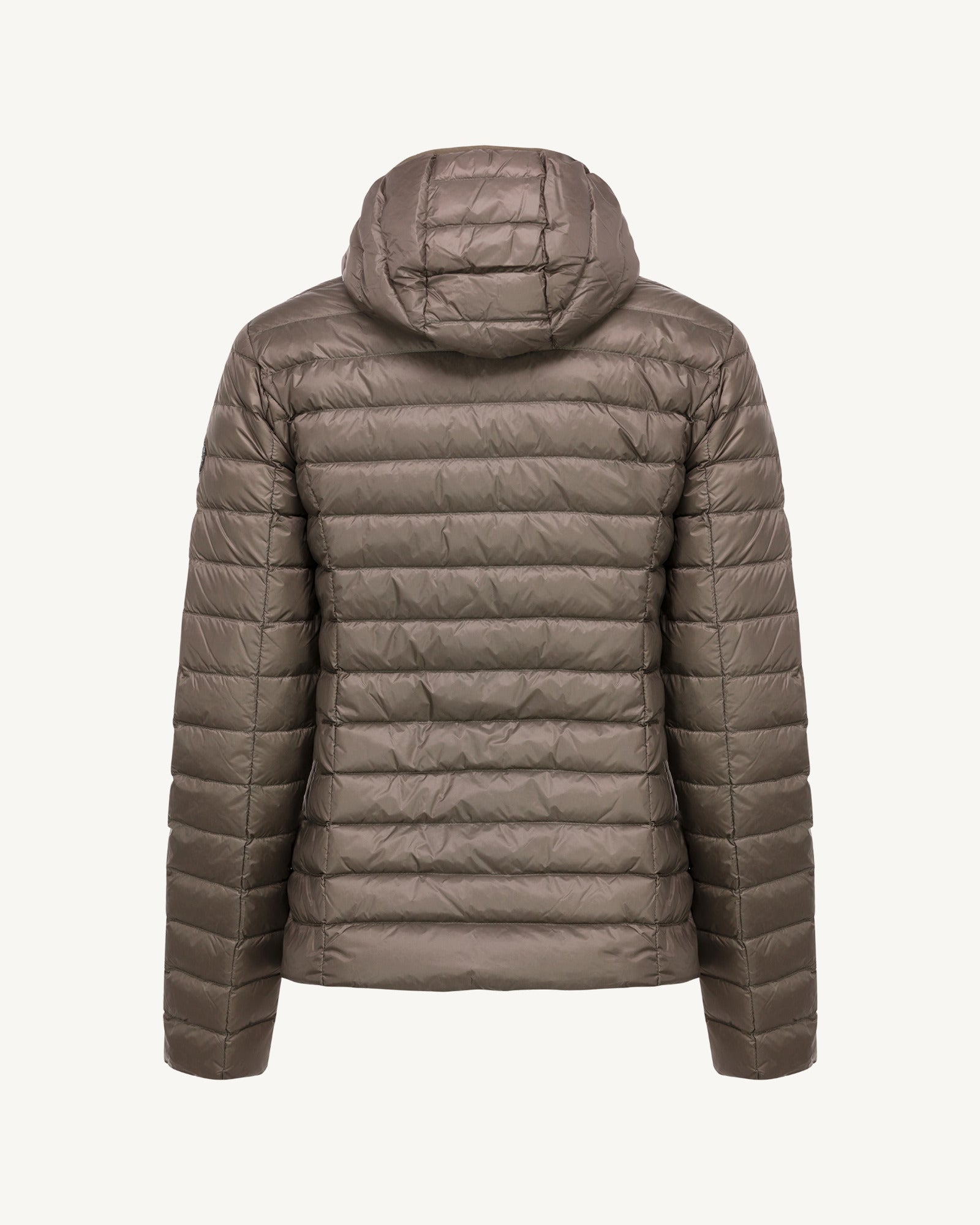 Doudoune légère à capuche Taupe Cloe