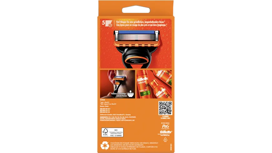 Gillette Rasierer Fusion5