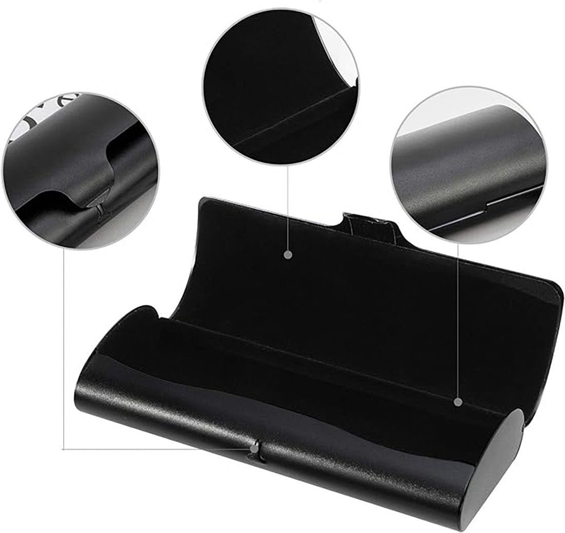 CTGtree Brillenetui Brillenetui hardcase Aluminium brillenetui schwarz
