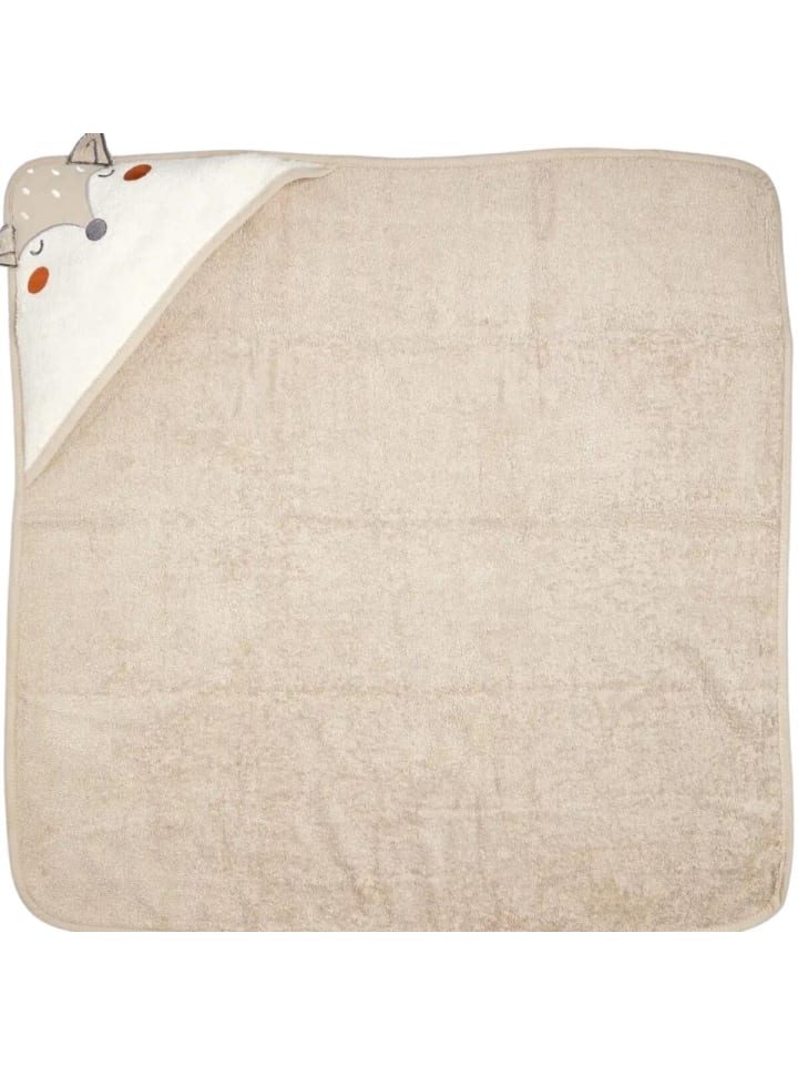 COFI 1453 Kapuzenhandtuch 80x80 cm, 100% Baumwolle in Beige günstig kaufen 1