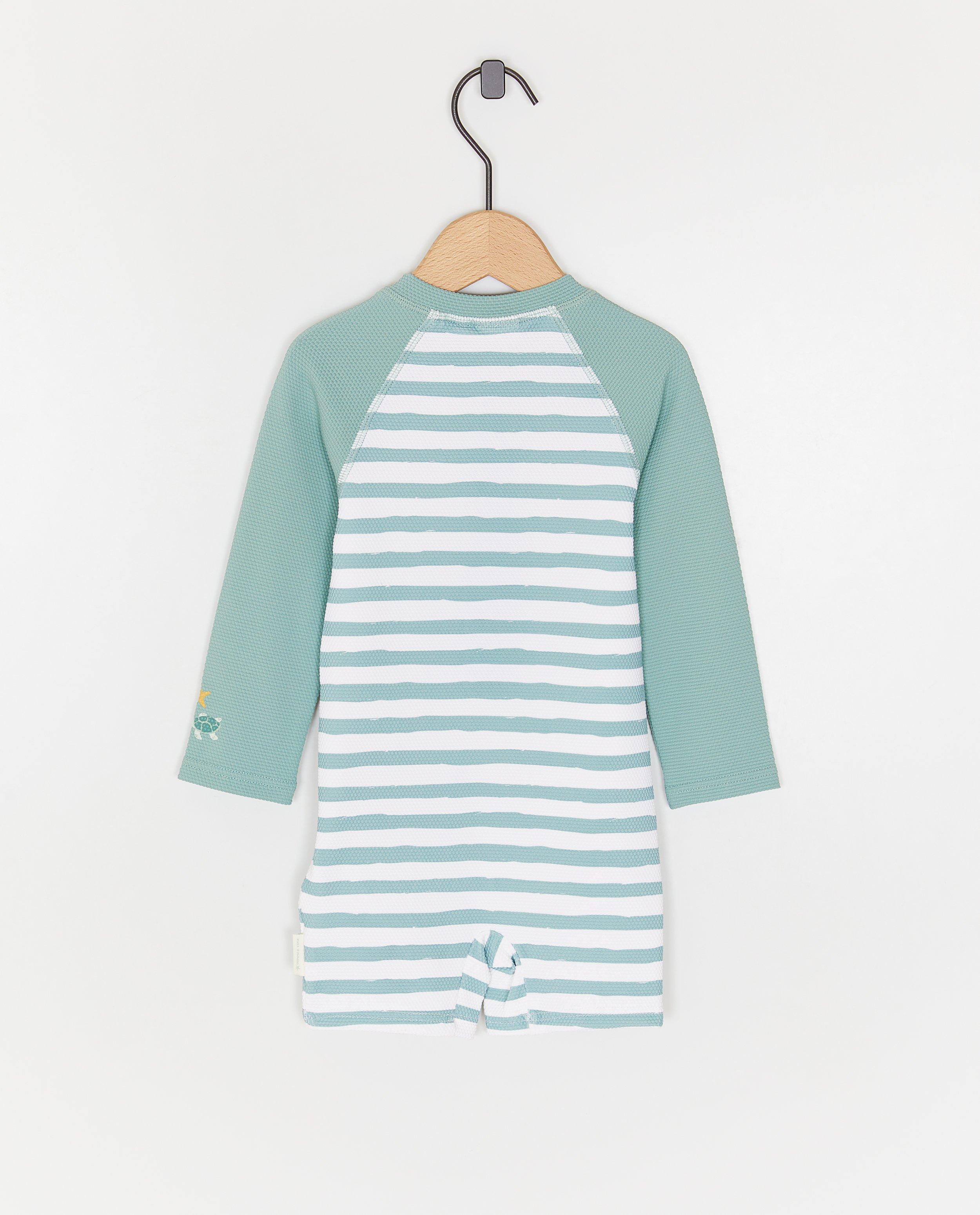 Costum de baie texturat Little Dutch, albastru 62-92