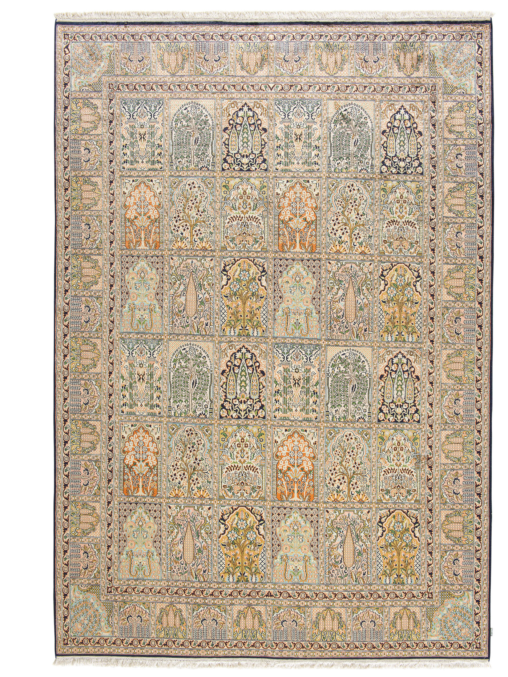 Kaschmir Seide 18/18 ca. 214 x 312 cm, Unikat / Einzelstück