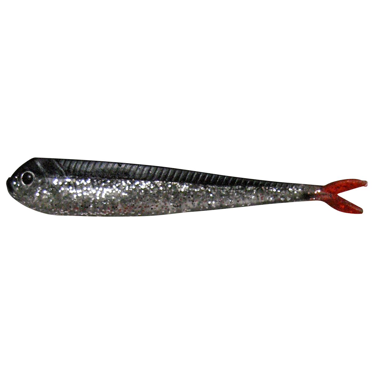 Behr Drop Shot Softbait (schwarz/silber/glitter)