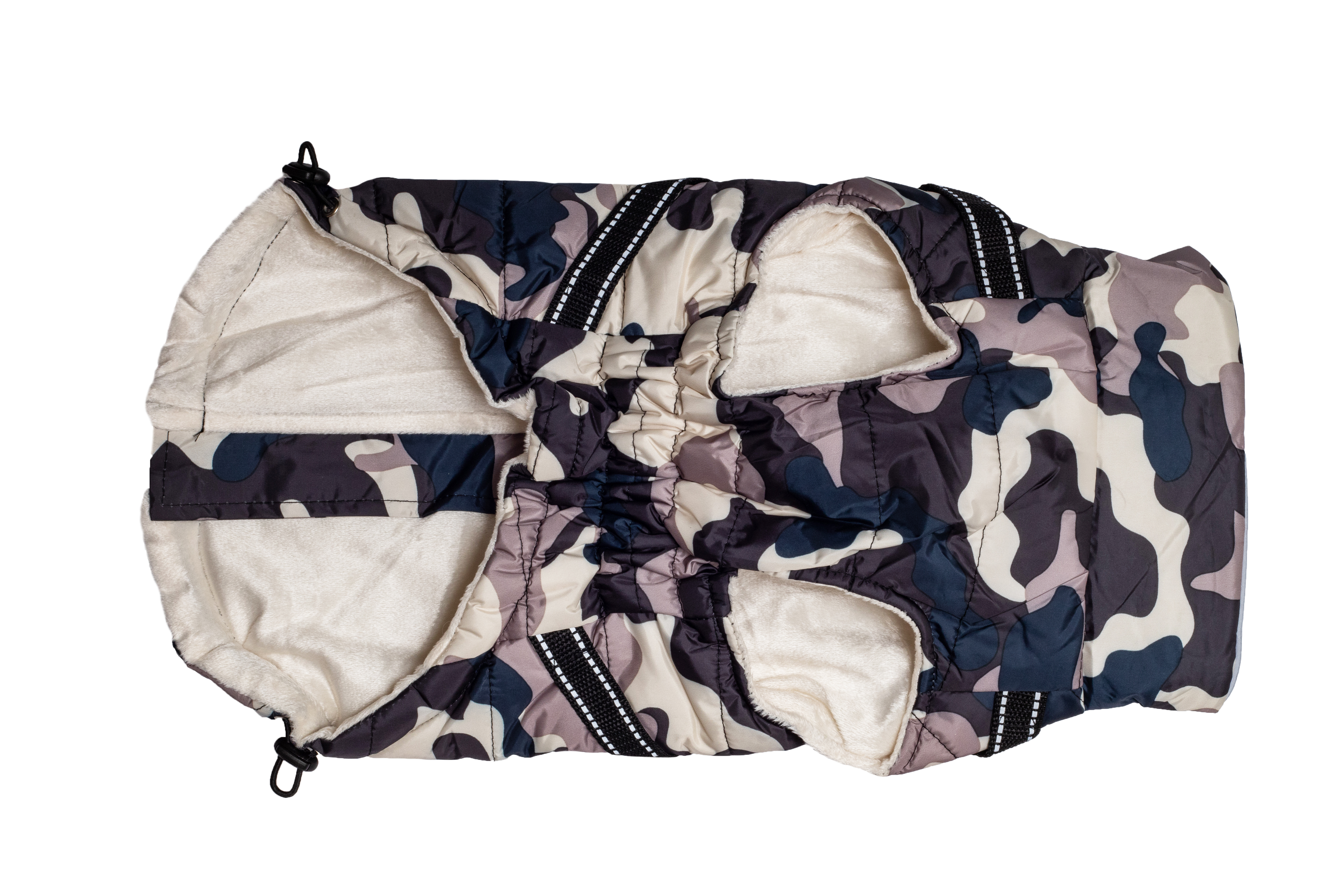 Chiara Hundemäntel Chiara NICK Winterjacke mit integriertem Geschirr dunkelblau XS grau/ grau M