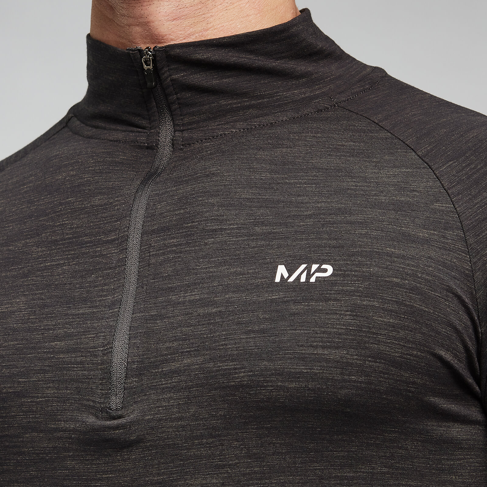 MP Performance 1/4 Zip - Noir et Gris