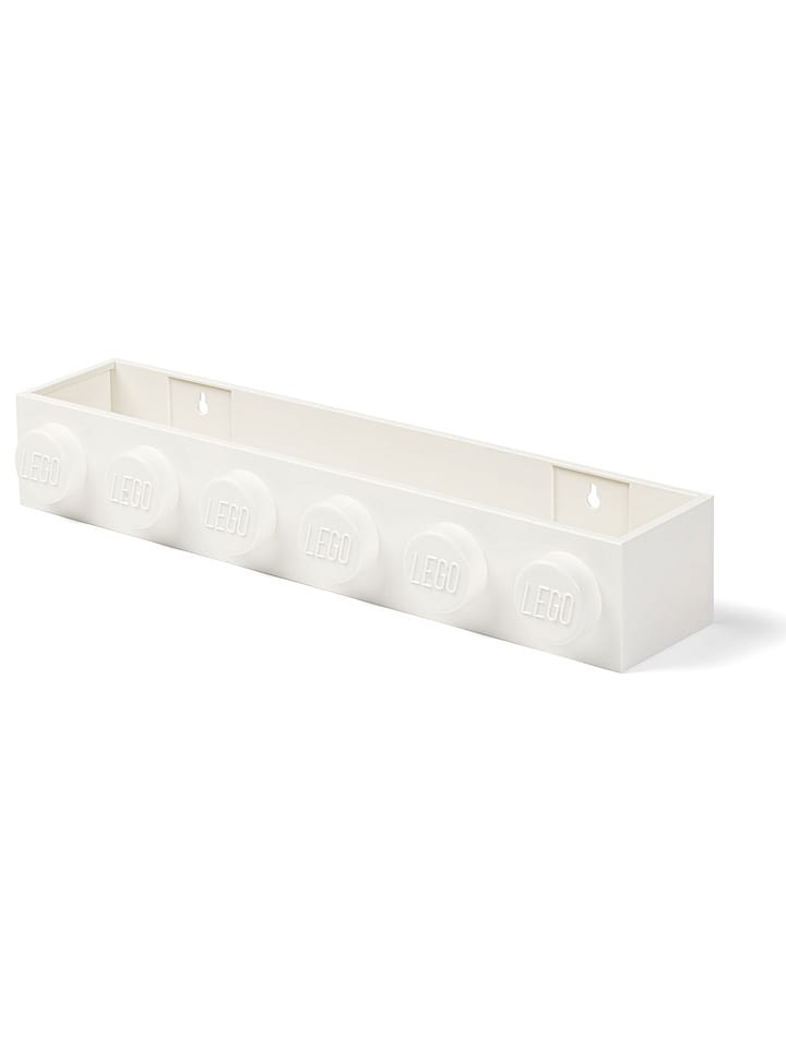 LEGO Wandregal in Weiß - (B)48 x (H)12 x (T)8 cm günstig kaufen onesize
