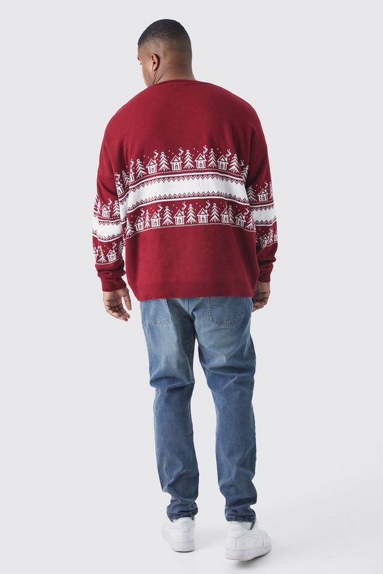 Plus Oversize Tiz Tha Szn Weihnachtspullover