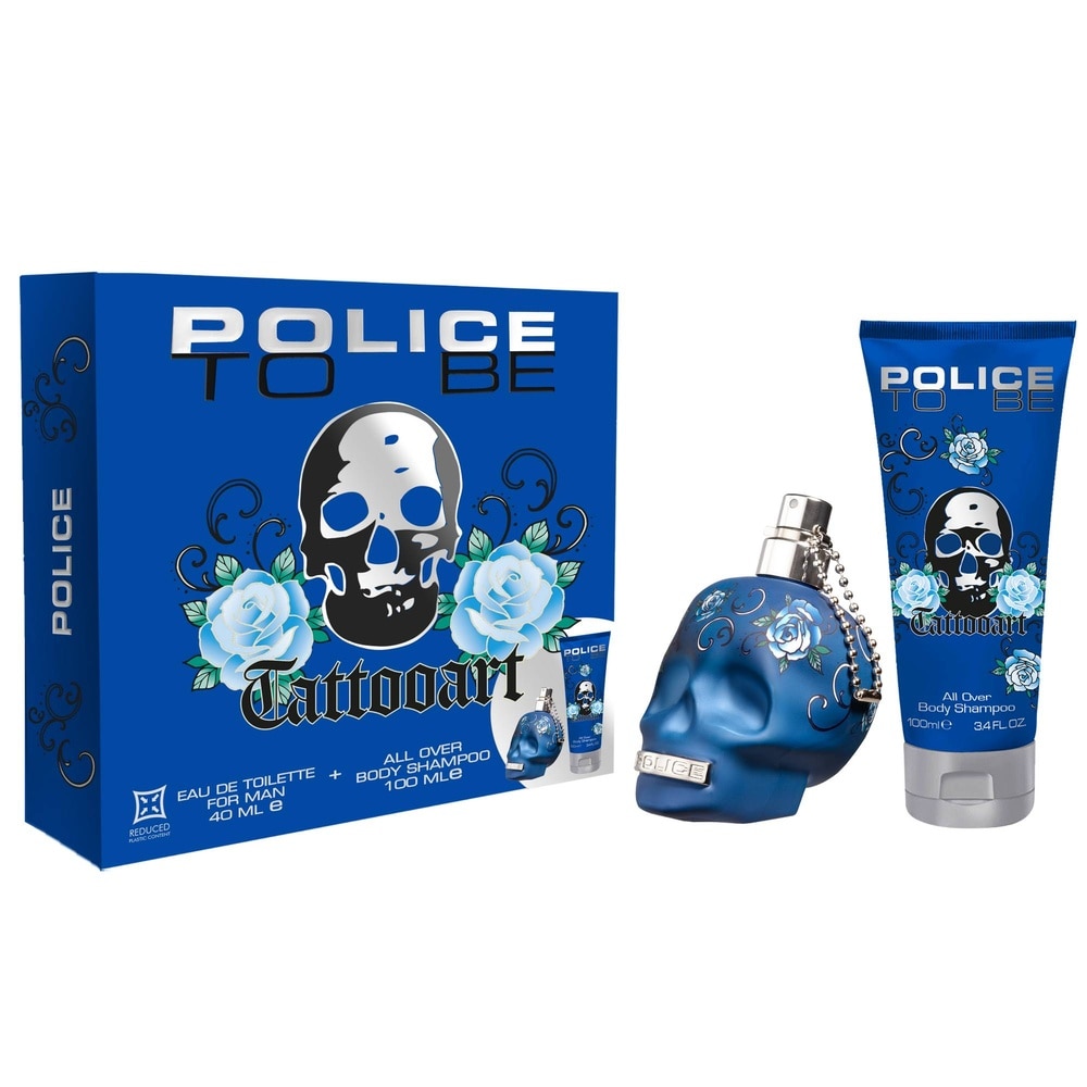 Police Eau de Toilette et Shampooing Cheveux et Corps Coffret