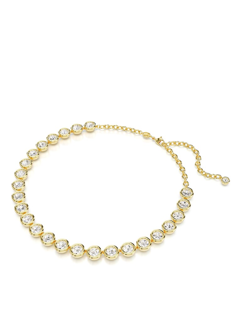 Κολιέ με επιχρυσωμένο κεχριμπάρι Swarovski