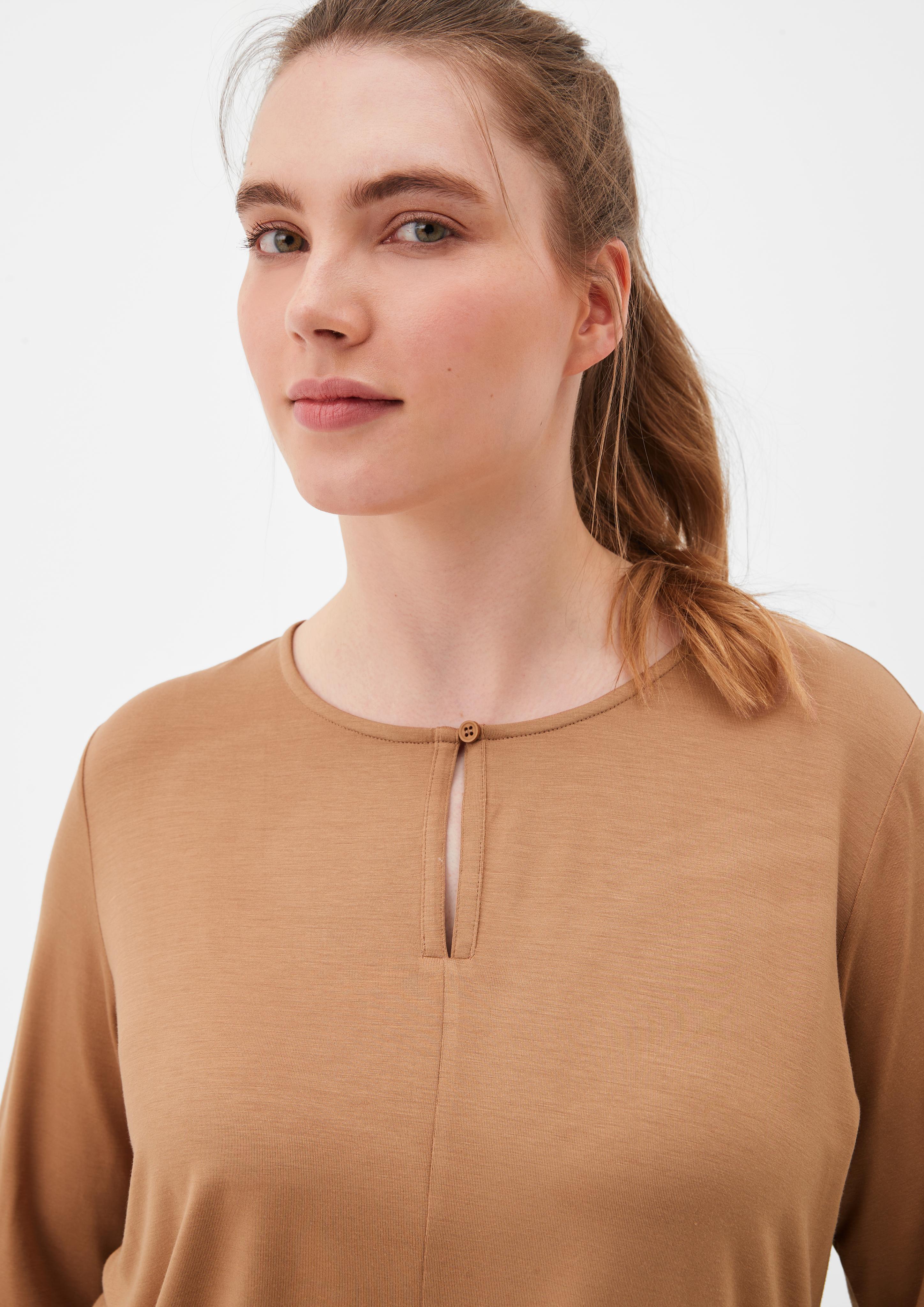 3/4-Arm-Shirt aus Viskosestretch  2126500-8748