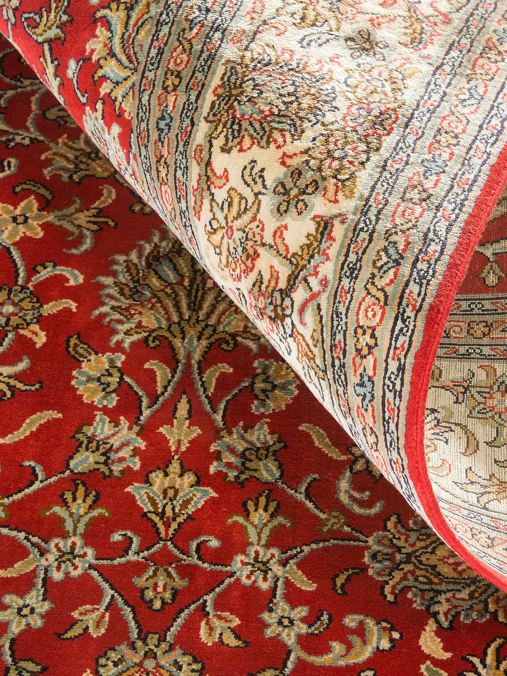 Kaschmir Seide 18/18 ca. 156 x 216 cm, Unikat / Einzelstück
