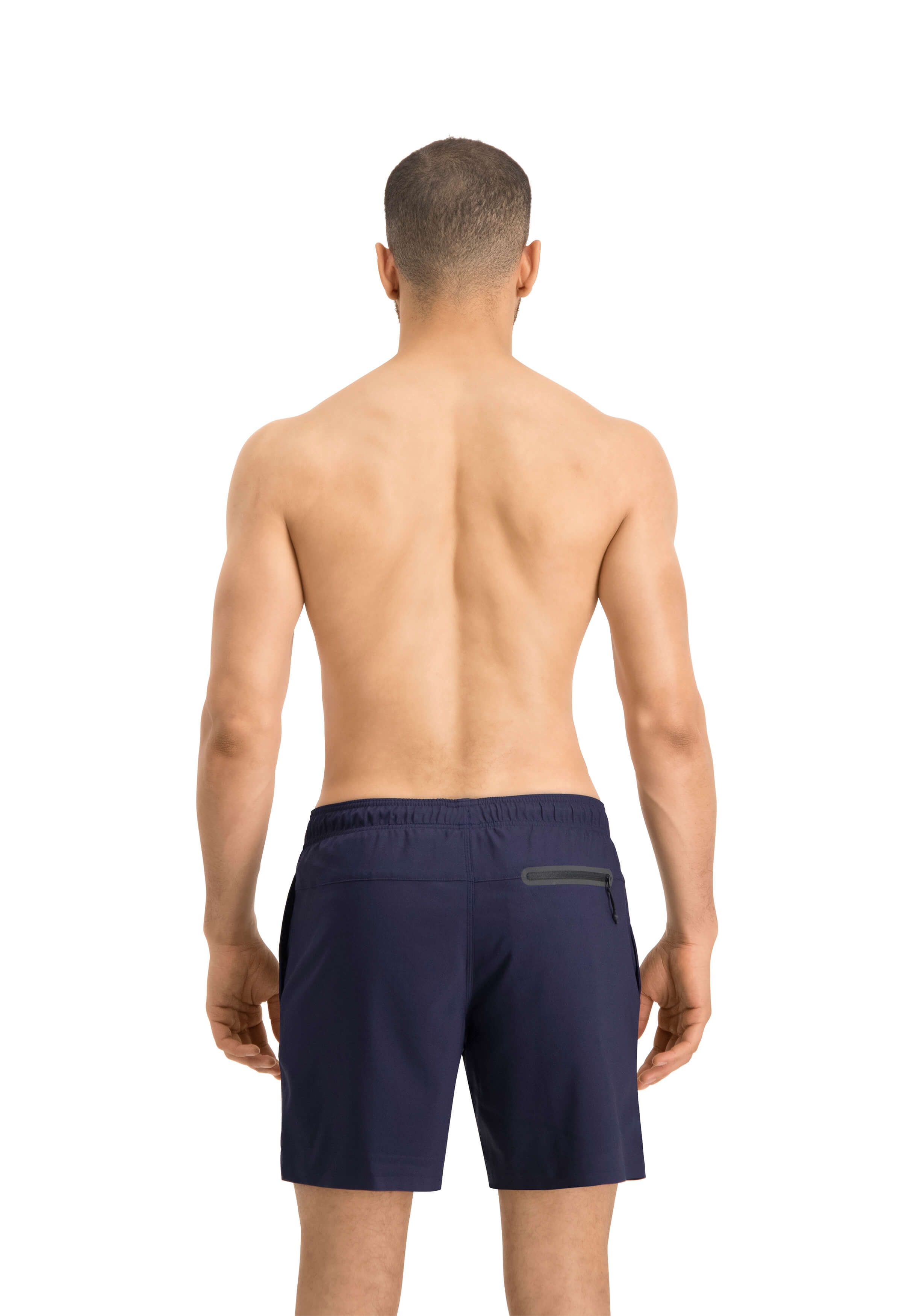 PUMA mittellange Navy Badehose