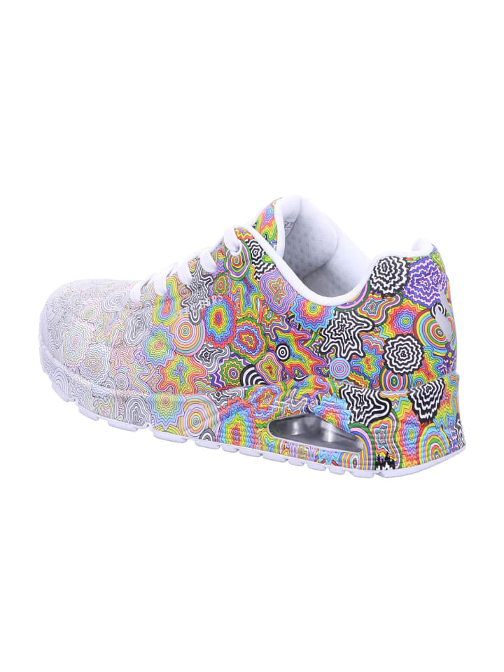Skechers Damen- Schnürschuhe UNO - KALEIDOSCOPE DREAM in Bunt günstig kaufen