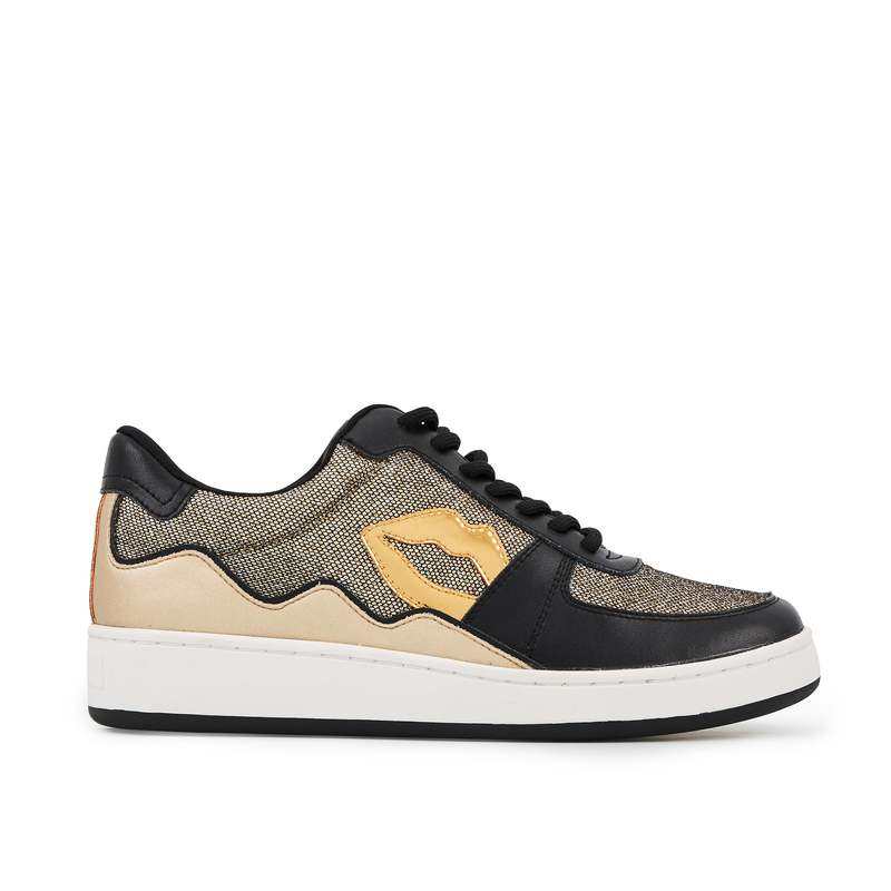 Baskets en cuir Loulou party or