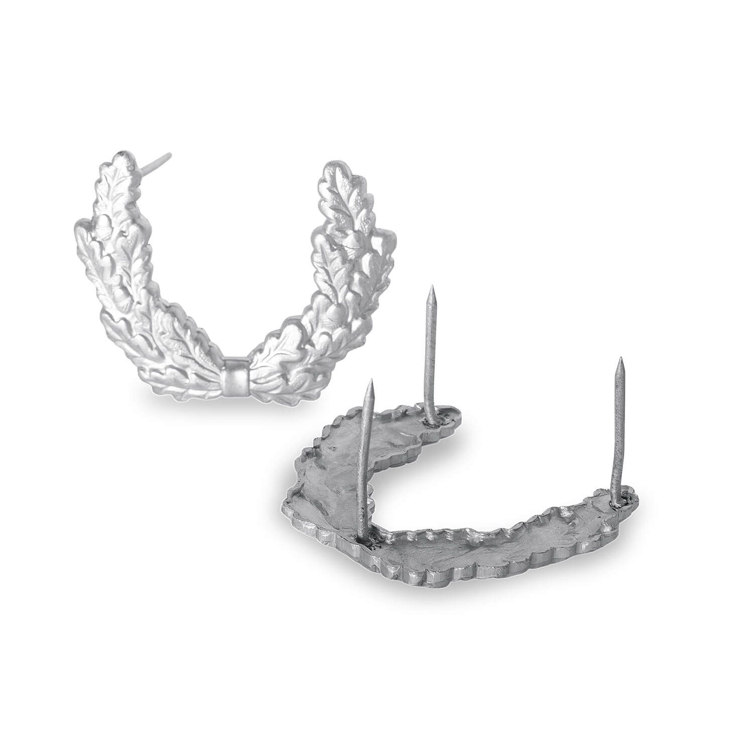 Schulterklappenauflage Eichenlaub Metall