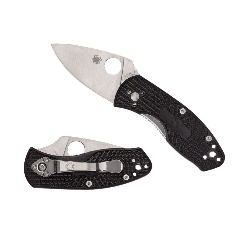 Spyderco Ambitious Lightweight Black Plain C148PBK
