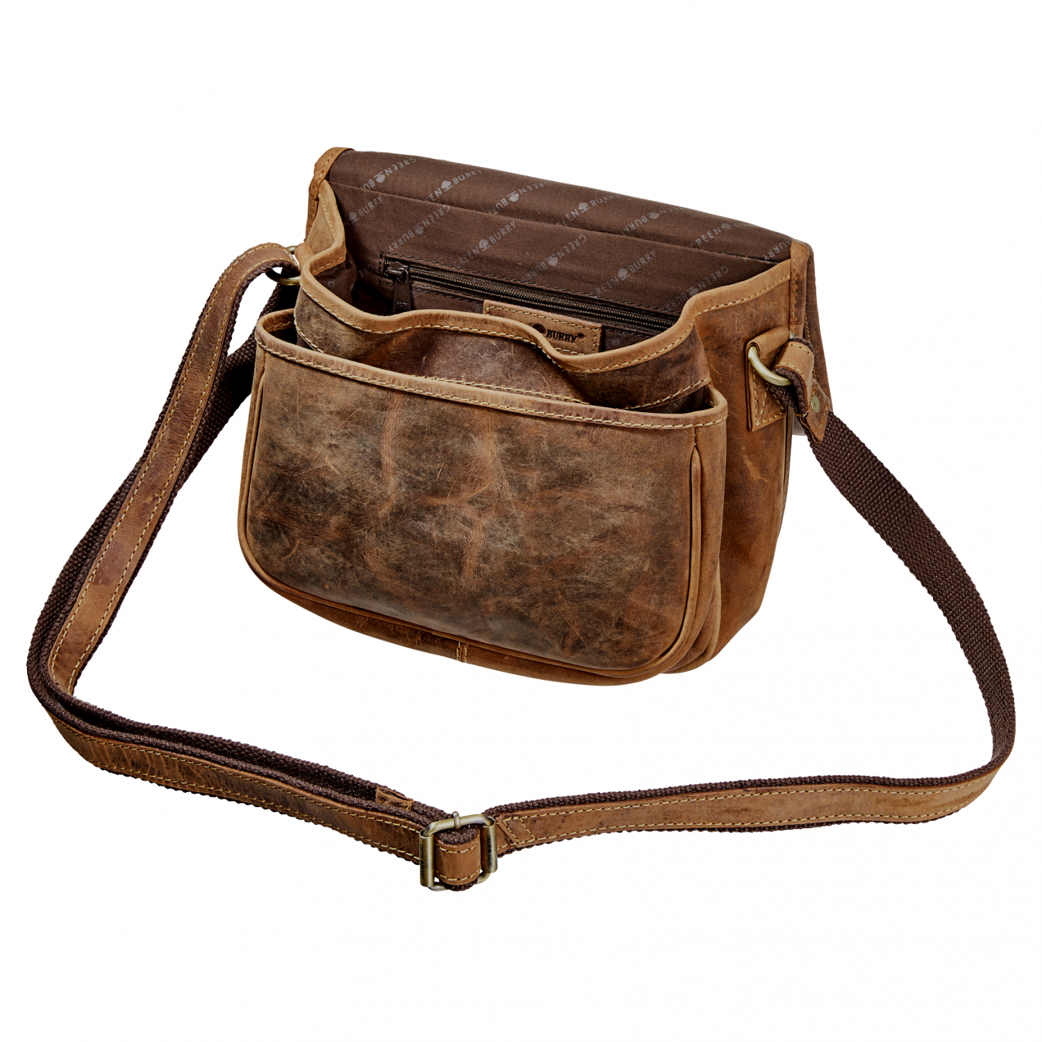 Green Burry Greenburry Vintage Hunting Bag (Leder)