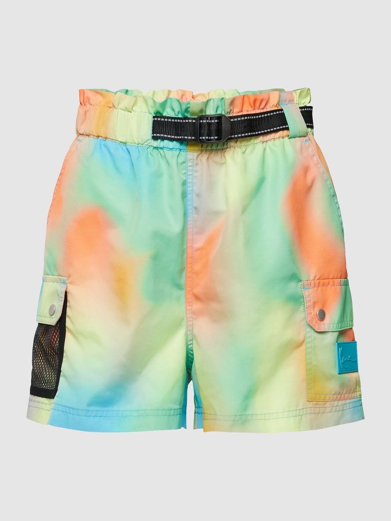 Shorts im Batik-Design - P&C x Karl Kani in blau