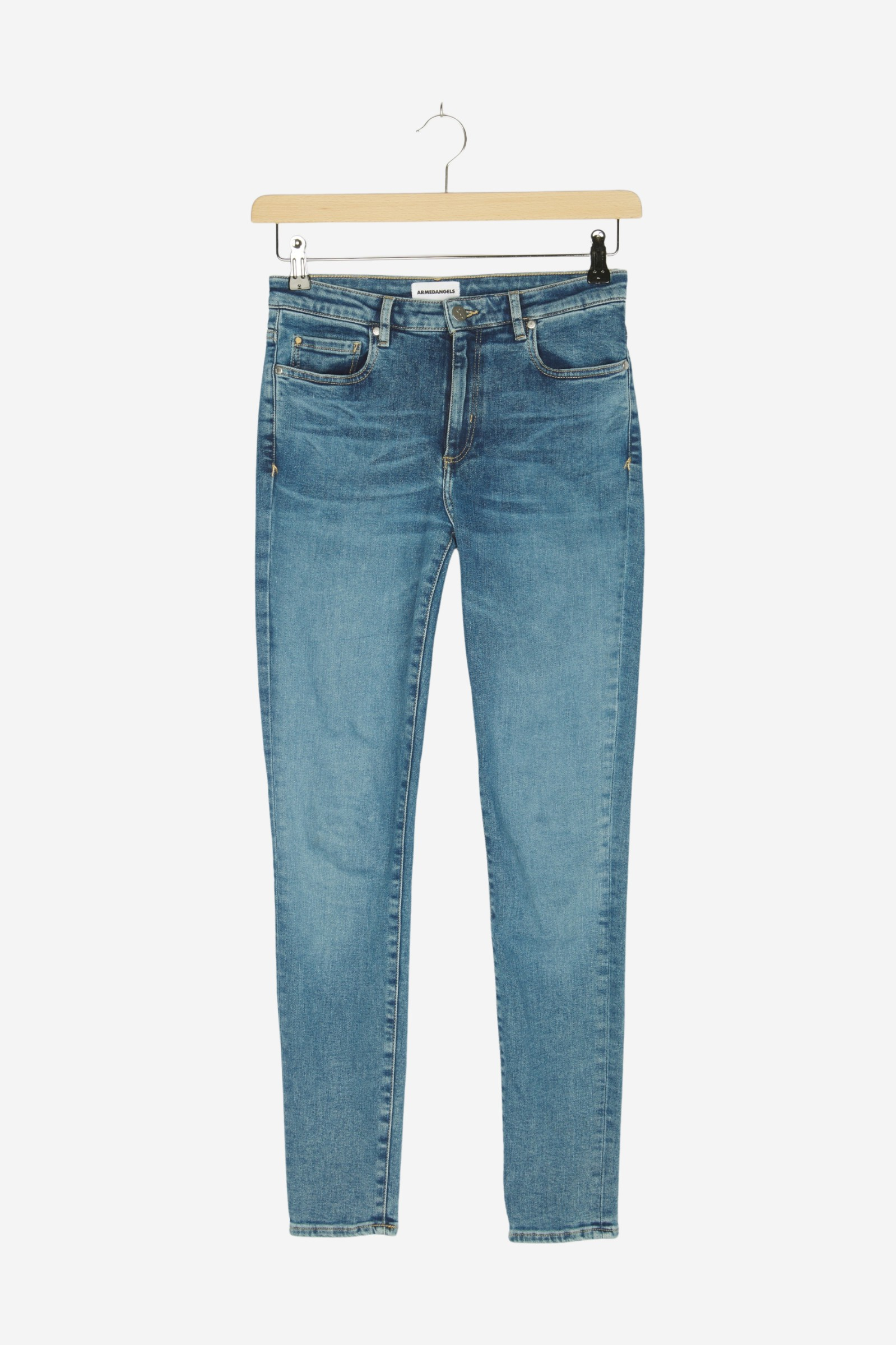 Skinny Leg Mid Waist aus Bio-Baumwoll Mix