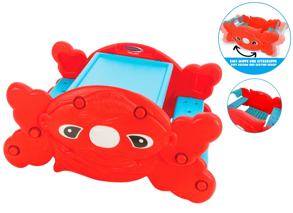 Jamara e.K. JAMARA-460738-Kindersitzgruppe Sit and Swing 2in1 rot