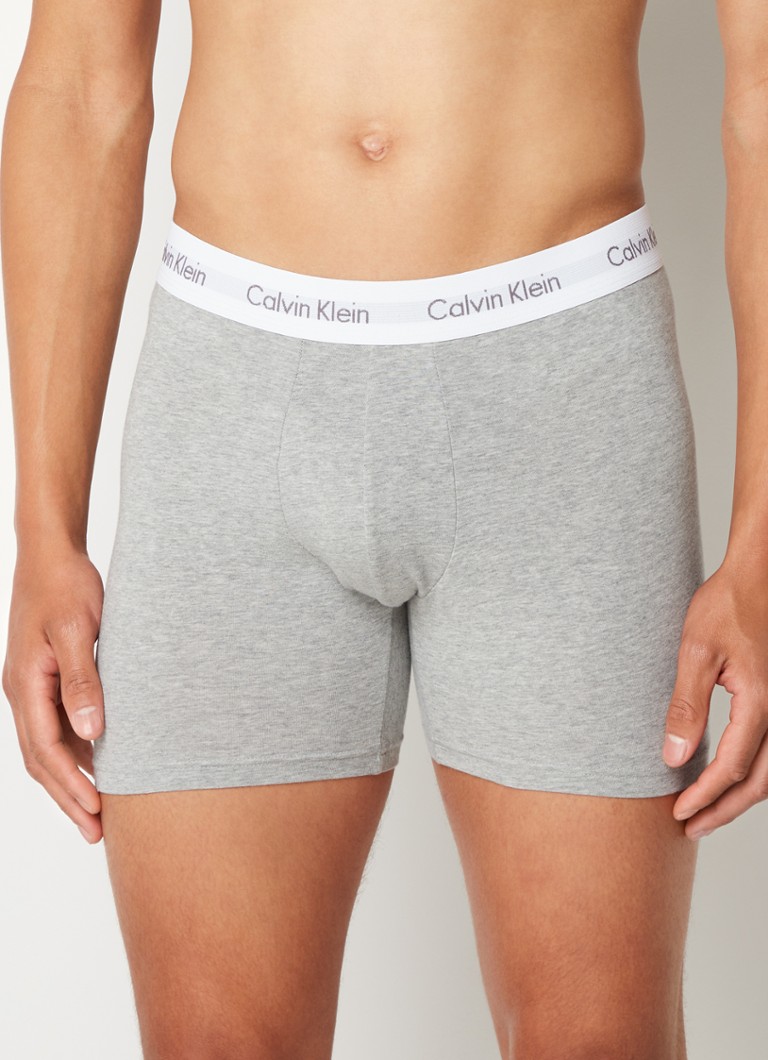 Calvin Klein Boxer Shorts with logo waistband in a 3-pack