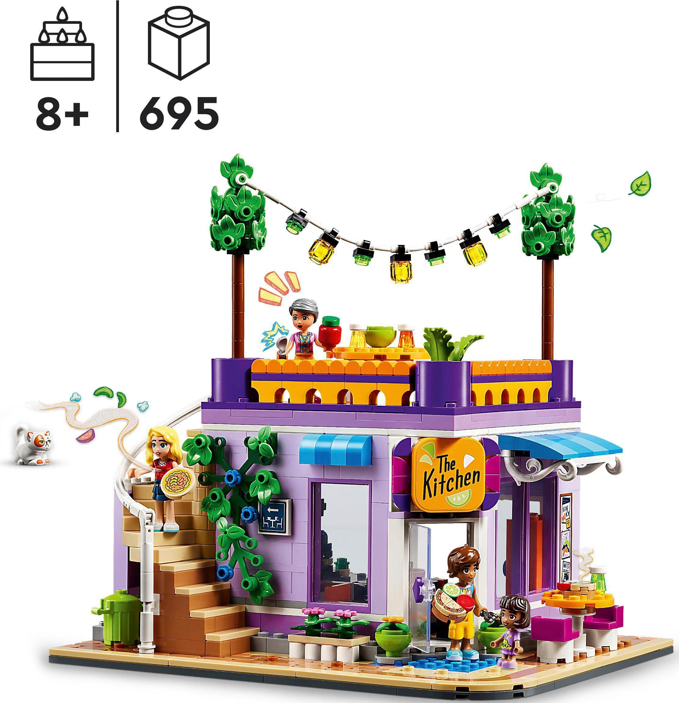 LEGO® Konstruktionsspielsteine Heartlake City Gemeinschaftsküche (41747), LEGO® Friends, (695 St), Made in Europe
