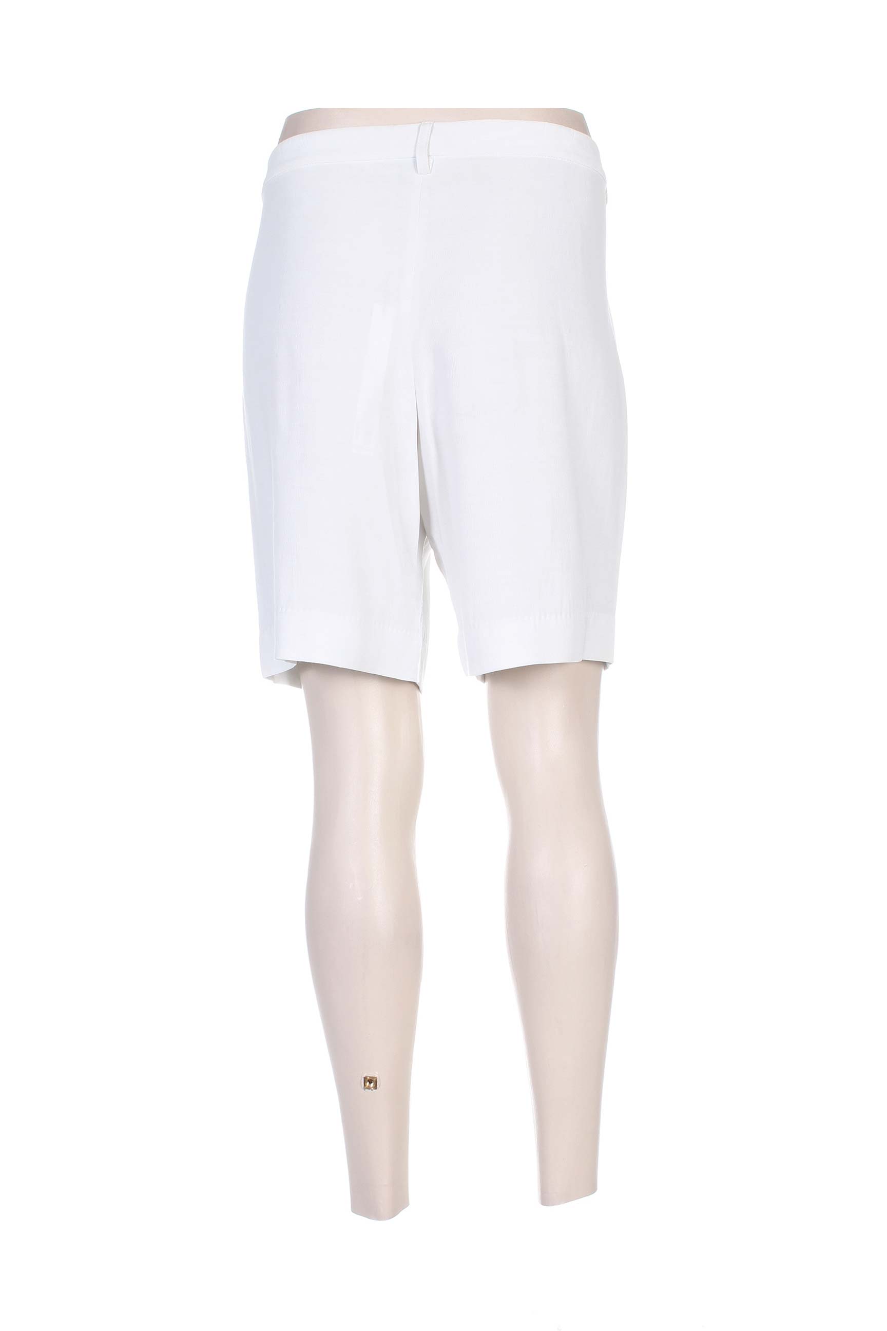Les Prairies De Paris Bermudas Femme couleur blanc