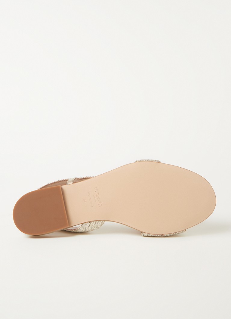 LKBennett Rachel sandal with glitter thread