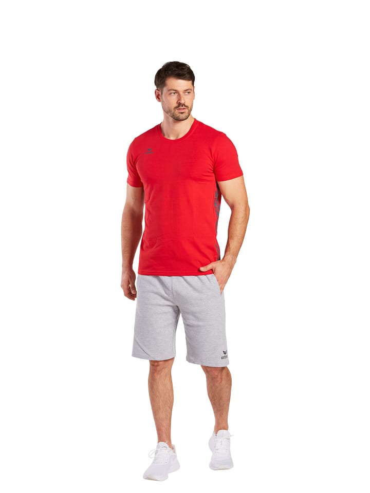 erima Essential Team T-Shirt in rot/slate grey günstig kaufen