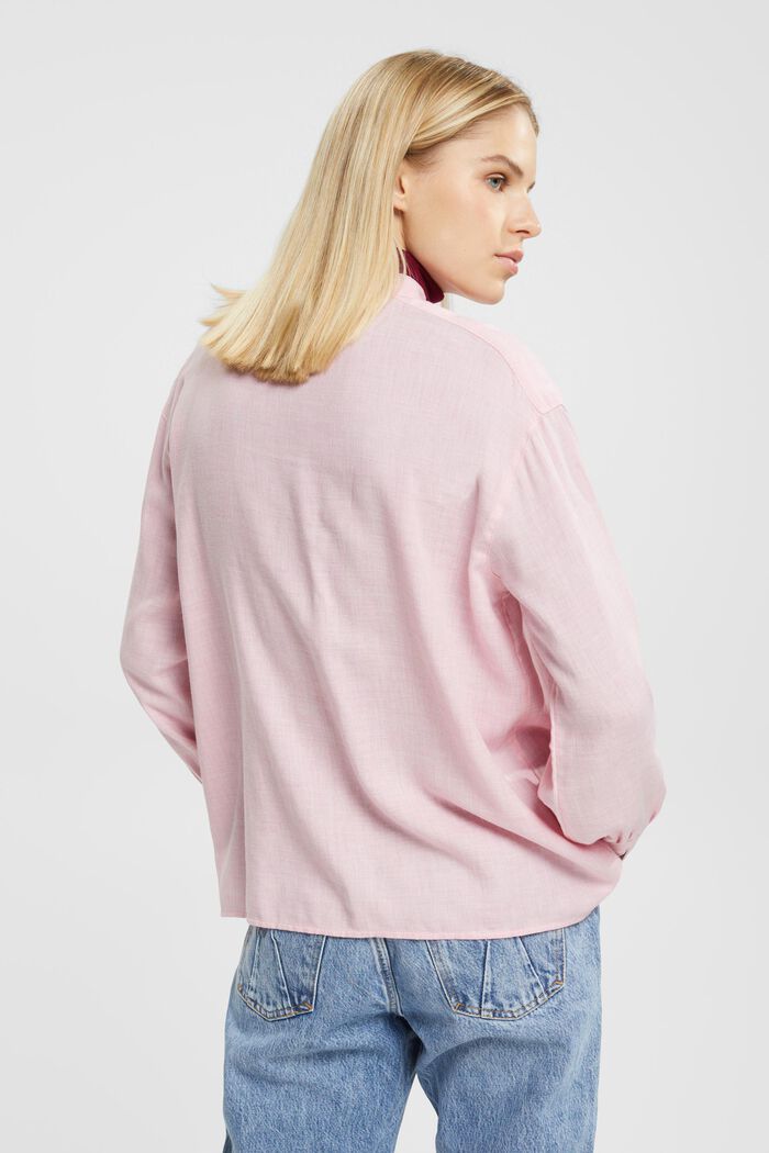 Strukturierte Bluse, Baumwollmix