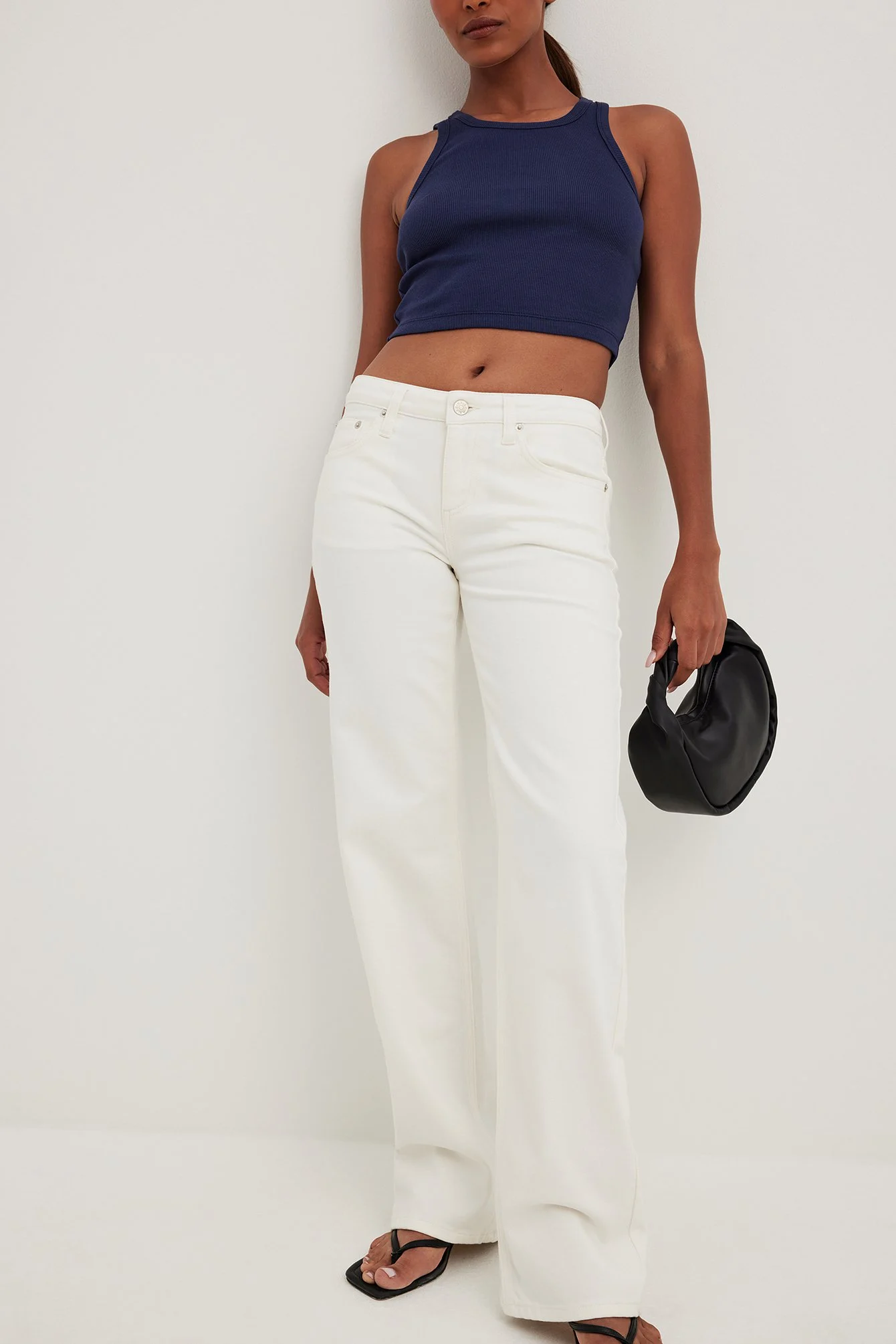 Gerade Jeans mit niedriger Taille
