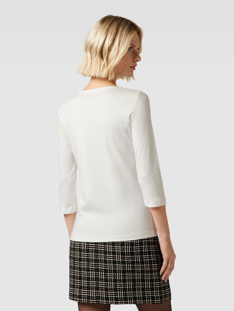 Longsleeve mit 3/4-Arm in offwhite