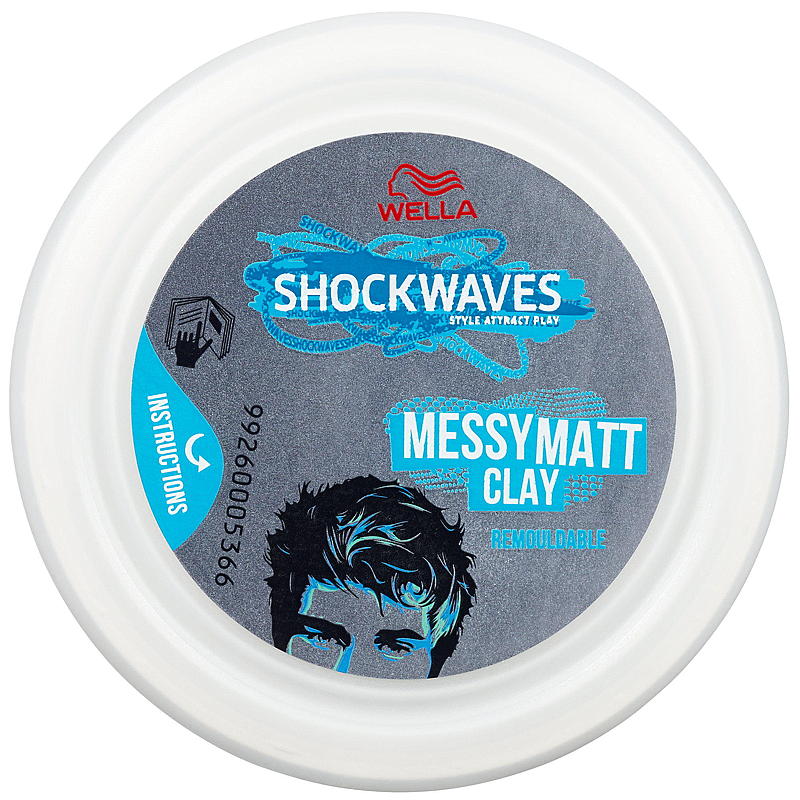 Wella Hårvoks 75 ml Wella Shockwaves messy mat