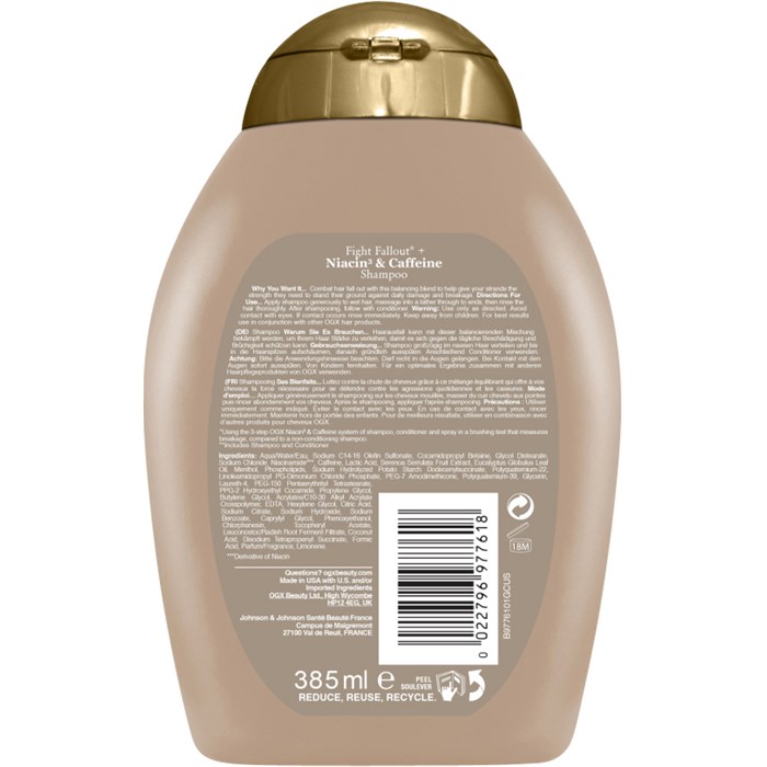 Niacin3 & Caffeine Shampoo