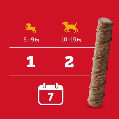 Pedigree Ranchos Gefüllte Kaurollen Mini