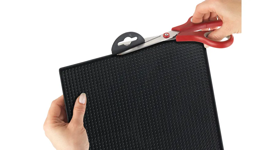 WENKO Abtropfmatte Maxi 40cm Schwarz