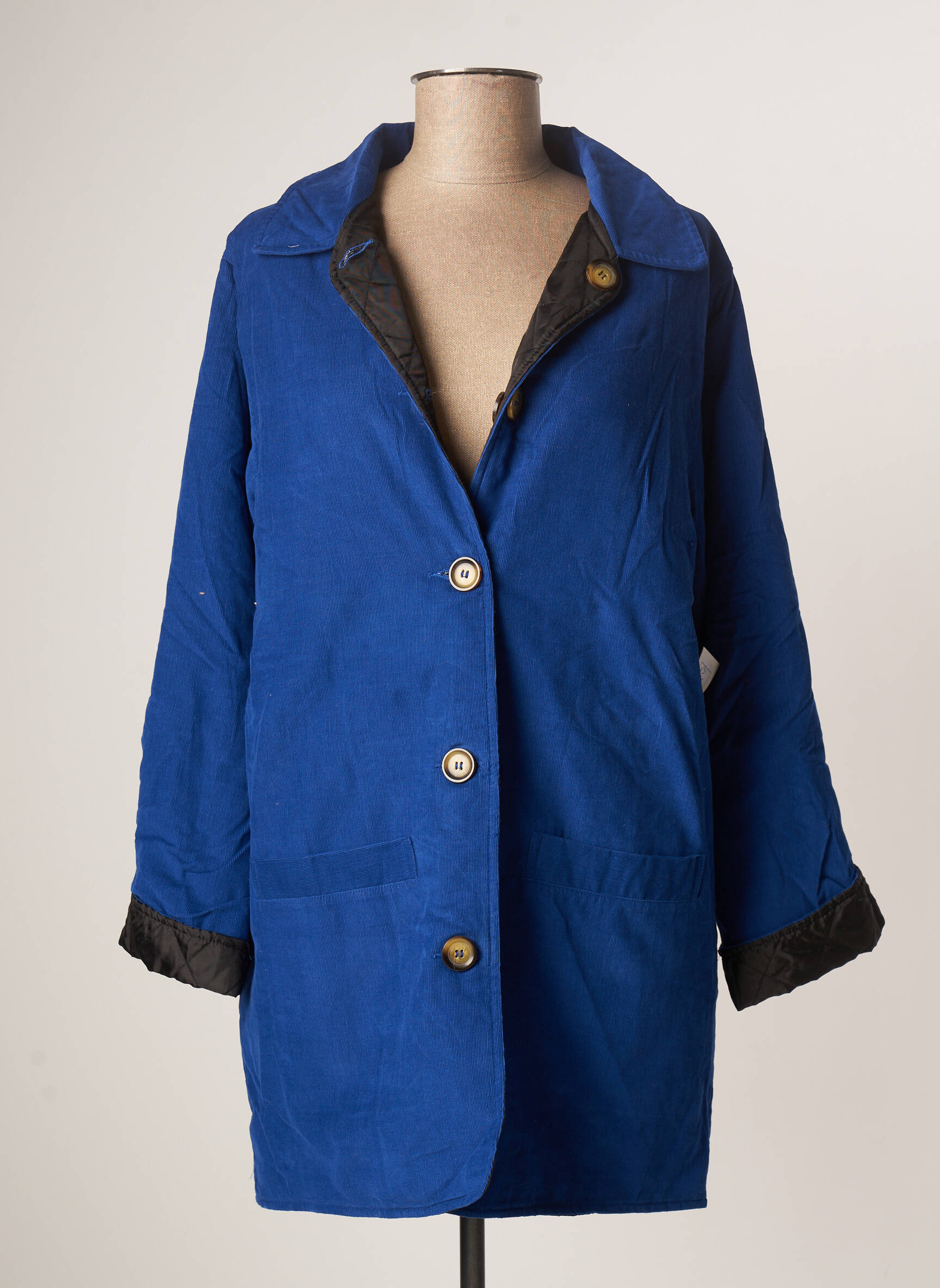 Agathe   Louise Manteaux Longs Femme couleur bleu