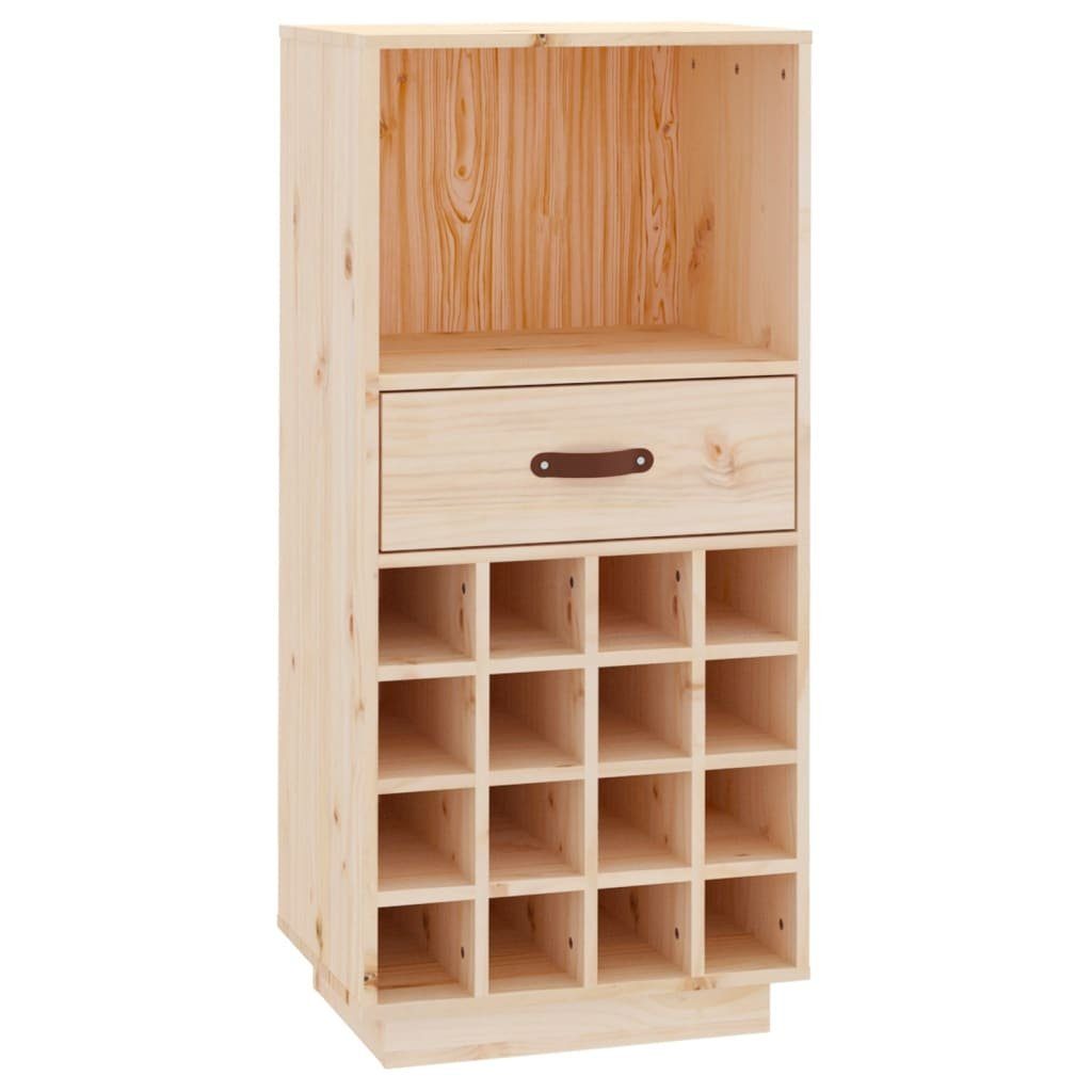 vidaXL Barschrank Weinregal 45x34x100 cm Massivholz Kiefer (1-St)