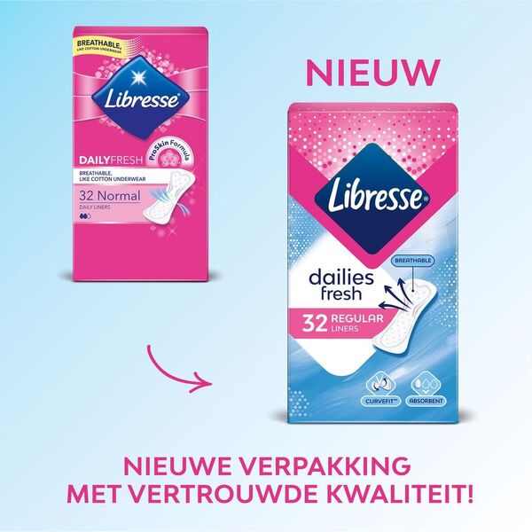 Libresse Normal -pikkuhousunsuojat 32 kpl