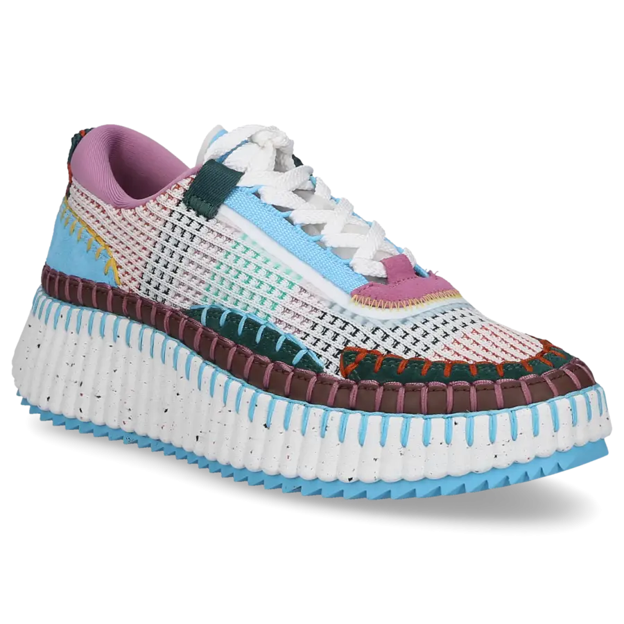 Chloé - Sneaker low NAMA Baumwolle - türkis