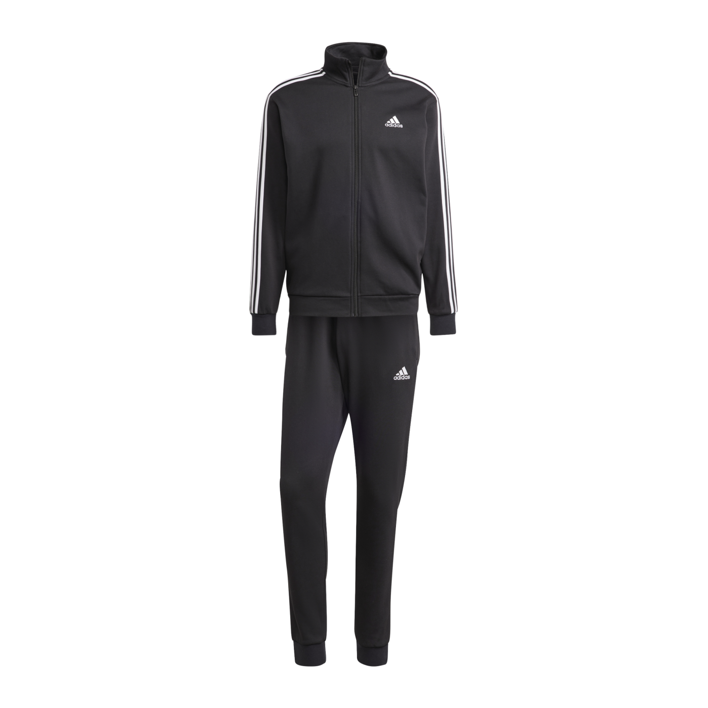 adidas Basic 3S Trainingsanzug Schwarz